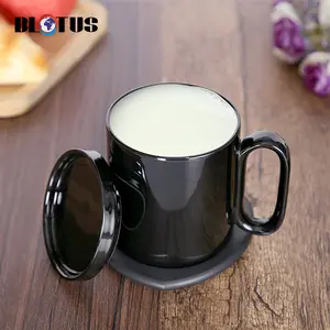 Üst satış özelleştirilmiş kahve fincanı ısıtıcı elektrikli akıllı kupa kahve çay gözlük kahve kupa ısıtıcı sıcak ısıtma plakası ile - Product Image 5