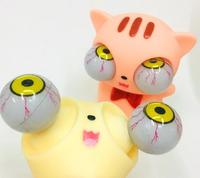 En plastique En Caoutchouc Canard animal Doux Jouets Eye Popping Out Mignon Panda Chat le soulagement du stress jouet décompression jouets squeeze ball