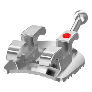 Staffe ortodontiche ortodontiche bretelle materiale dentale Meshbase 022 o 018 Slot Roth Mini staffe metalliche 345 gancio - Product Image 2