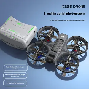 Dron X226 para Principiantes, Modelo Transfronterizo, con VR, Imagen Dual, Fotografía Aérea 4K, Flujo Óptico sin Escobillas, Control Remoto - Product Image 4