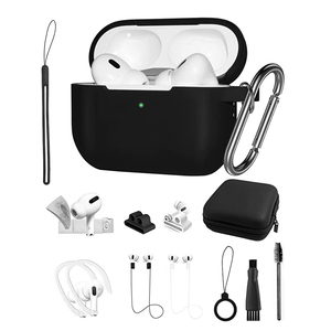 Boîte de collecte de sangles d'oreille 11 en 1, ensemble d'écouteurs en Silicone, étui de Protection, accessoires d'écouteurs pour <span class=keywords><strong>AirPods</strong></span> 1 <span class=keywords><strong>2</strong></span> <span class=keywords><strong>pro</strong></span> <span class=keywords><strong>2</strong></span> 3 - Product Image 1