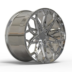 ชุดล้อแม็กซ์โครเมียมสีขาวเคลือบผงขนาด 20 นิ้ว 20/21 นิ้ว 5x120 สำหรับ C8 - Product Image 1