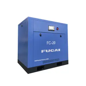 Fucai Compressor Industriële Merknamen 20hp 15kw 380V/50Hz Roterende Schroefluchtcompressoren