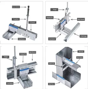 Groothandel Gegalvaniseerd Gipsplaat Profiel Metalen Studs Voor Gipsplaat Draagkanaal