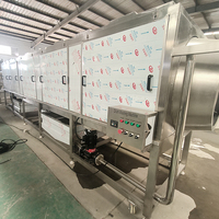 Trommeltype fruit- en groentewasmachine, continue rotatiewasmachine voor kiwi, avocado, jujube, walnoot, insecten en reiniging van grondstoffen