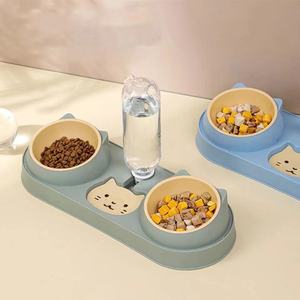 Cuenco de comida para gatos y perros, Alimentador automático con agua, almacenamiento de alimentos, tazón de agua potable para gatos, suministros de Material de seguridad - Product Image 6