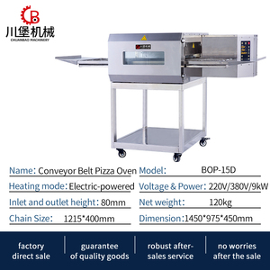 Forno a Nastro per <span class=keywords><strong>Pizza</strong></span> <span class=keywords><strong>e</strong></span> Hamburger a Gas/Elettrico, Forno ad Aria Calda, Attrezzatura da Cucina Commerciale - Product Image 5