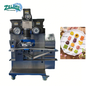 Machine automatique de formage et d'enrobage des aliments, ligne de moulage de pâtisseries, équipement de fabrication de biscuits fourrés avec contrôle numérique - Product Image 3