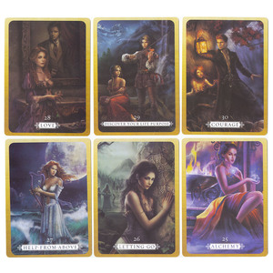 Cartas de <span class=keywords><strong>Tarot</strong></span> Personalizadas con Propiedades Curativas, 54 Cartas Curativas, Incluyendo Adivinación, Reflexión Personal y Guías de <span class=keywords><strong>Salud</strong></span> Mental - Product Image 4