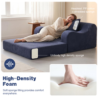 Fabrik-Vakuumverpacktes Modulares Schwammsofa, Frei Transformierbares Einzelsitz-Relaxsofa-Bett für Apartment, Modernes Zuhause und Schlafzimmer