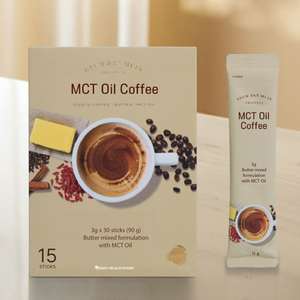 Café à l'huile de MCT pour le soutien du régime cétogène – Mélange amincissant premium au goût crémeux et à dissolution rapide – Café coréen - Product Image 2