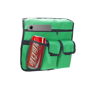 <b>Tool</b> Messenger <b>Bag</b> Multipurpose Shoulder <b>Bag</b> With Mesh Pockets For <b>Tool</b> Storage And Organization Khaki Color - Product Image 4
