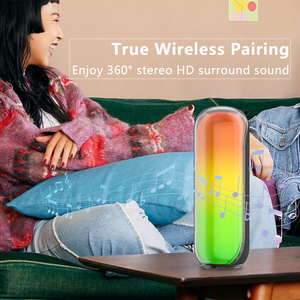 Caixa de Som Karaoke Portátil BT com Microfone Sem Fio e Luzes LED Coloridas para Uso Interno e Externo - Product Image 5