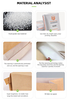 Vente directe d'usine, sacs tissés en papier kraft composite papier-plastique PP, doublures intérieures en PE, imperméables, expédition personnalisée, logo personnalisé