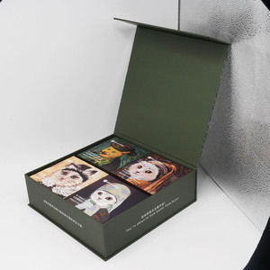 Di lusso scatola rigida in cartone verde scuro coperchio magnetico Custom <span class=keywords><strong>dentiere</strong></span> pieghevole imballaggio pieghevole <span class=keywords><strong>per</strong></span> il viso <span class=keywords><strong>crema</strong></span> Design in rilievo - Product Image 2