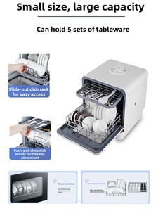 <span class=keywords><strong>Lavavajillas</strong></span> de Sobremesa Mini para el Hogar, Portátil, Totalmente Automático, con Tanque de Agua, Lavado, Desinfección y Secado para Casa, RV, Hotel - Product Image 6