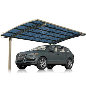 Abri de voiture <span class=keywords><strong>double</strong></span> en aluminium de haute qualité pour 2 voitures Full House - Product Image 4