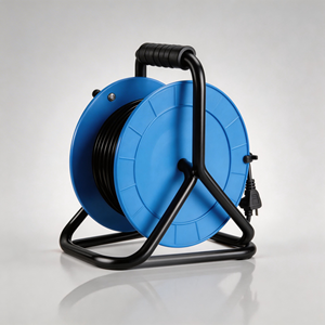 <span class=keywords><strong>Enrouleur</strong></span> de câble d'extension SFE personnalisé avec protection contre les fuites pour appareils électroménagers, 30 m, prise mâle BS, prise femelle IEC, câble d'extension d'alimentation - Product Image 5