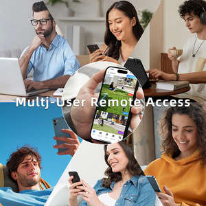 Cámara Domo Solar para Exteriores 8k 8MP, Tarjeta SIM 4G, 4 Lentes AOV, Luz Negra, Sensor CMOS a Todo Color, Visión Nocturna, IP66 - Product Image 5