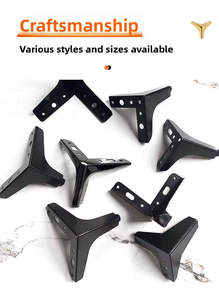 Factory Direct Sale Luxury L-Shape Metal <b>Table</b> <b>Legs</b> Modern Design Easy Installation - Product Image 6