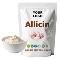 Poudre d'ail OEM ODM 100% naturelle, extrait végétal, complément alimentaire végétalien pour adultes, mélange culinaire polyvalent