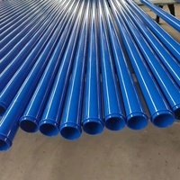 Tuyau d'incendie en acier recouvert de plastique ASTM A795, tuyau d'eau durable en acier au carbone, pression de service de 30 MPa