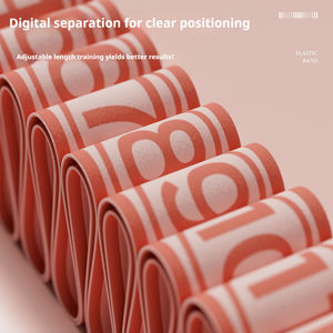 Kadın özel elastik bantlar germe esnek kemer Yoga kayışı dans ve spor salonu döngüye direnç bandı için Fitness egzersiz bandı - Product Image 4