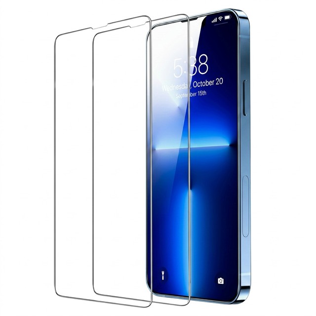 Best Selling 9H 2.5D Tempered Glass Anti-Fingerprint Silk Screen Printing Black Border Big Curve Screen Protector for 17 Pro