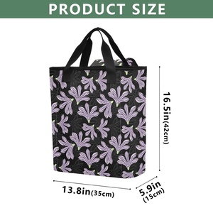 Portable Aloha Collection Hawaiian Naupaka Flower Design Customize Leakproof Insulated Food Delivery <b>Cooler</b> <b>Backpack</b> for Women - Product Image 3
