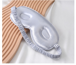 Máscara de seda satinada <span class=keywords><strong>para</strong></span> <span class=keywords><strong>dormir</strong></span>, máscara de ojos con logotipo personalizado, opaca sombra de ojos, con los ojos vendados, contorno 3D, máscara de seda Artificial <span class=keywords><strong>para</strong></span> <span class=keywords><strong>dormir</strong></span> - Product Image 5