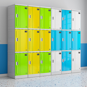 Shaoran Hot Bán ABS nhựa điện tử thông minh Phòng tập thể dục & Trường quần áo <span class=keywords><strong>Locker</strong></span> tủ với sự kết hợp khóa cho thay đổi phòng - Product Image 5