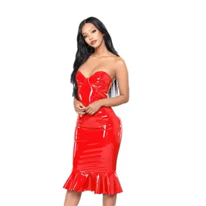 Shiny vinyl stoff 4 Way Stretch 2 way stretch stoff für Club anzug tanzen kleid taschen