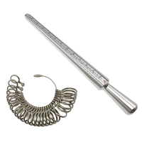 Anillo Medidor de Acero Inoxidable Strong Ostrich, Herramienta de Medición de Joyería para EE. UU./Reino Unido/Hong Kong/UE/JP/KR, Ajustador de Talla de Anillos, Herramientas para Hacer Joyería DIY