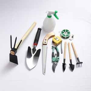 Gardening Tool Set 10 Piece Stainless Steel Manual For Home Flower Vegetable Planting With Sprayer And Pruners - Product Image 2