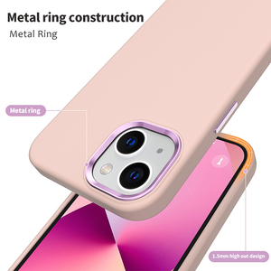 Funda de silicona líquida para teléfono móvil Iphone 14 13, venta al por mayor, barata de fábrica - Product Image 2