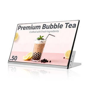 Reproductor <span class=keywords><strong>de</strong></span> Carteles <span class=keywords><strong>Digitales</strong></span> Android FHD <span class=keywords><strong>de</strong></span> 23.8 Pulgadas, Red WiFi, Tipo L, <span class=keywords><strong>de</strong></span> Sobremesa, Plástico, OEM, CMS Integrado, Antideslumbrante, Electrónico para Agencias - Product Image 1