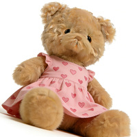 Ours en peluche personnalisés, adorables couples d'ours en peluche, jouets en peluche marron, vente en gros