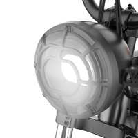 Skuter Roda Dua Rictor K1 2026 750W Baterai Lithium Tahan Air Suspensi Penuh Jarak Tempuh 60-80km untuk Sensor Elektronik LED
