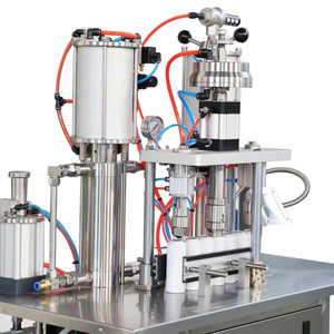 Máquina Compacta Semiautomática para Llenado de Aerosoles con Válvula de Cilindro de Aire, Bomba de Impulso de Gas y Sellado Confiable - Product Image 5