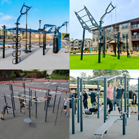 Estación de Ejercicio Multifuncional para Jóvenes, Equipo de Gimnasio Público, Equipo de Gimnasio para Parques, Equipo de Gimnasio para Exteriores