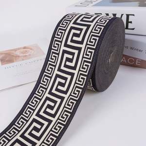 Bande élastique large en tissu nylon tissé réfléchissant enduit à bas prix pour vêtements, sous-vêtements et ceintures - Product Image 4