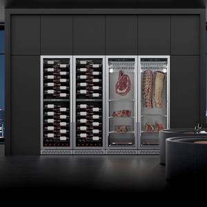 SICAO Armoire de maturation à froid pour viande de bœuf et jambon, et réfrigérateur cave à vin combiné pour la maison - Product Image 6