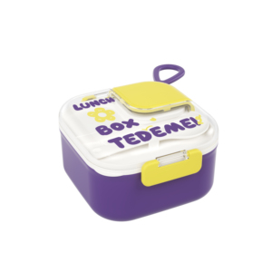 2023 Nhựa PP Trẻ Em Học Sinh Viên Leakproof Bento Hộp Ăn Trưa Microwavable 750 + 600 = 45Ml - Product Image 2