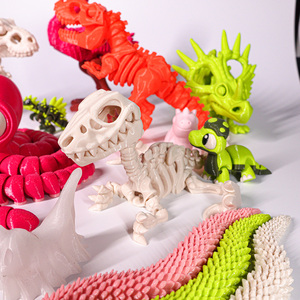 Servicio de Impresión 3D Bajo Demanda, Dinosaurio Articulado Personalizado T-Rex con Articulaciones Flexibles, PLA PETG, Venta al Por Mayor - Product Image 3