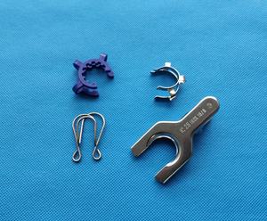 14 #   19 #   24 #   29 #   34 #   40 #   45 #   Penjepit Klip Sambungan Kerucut Standar Logam Baja Lab - Product Image 1