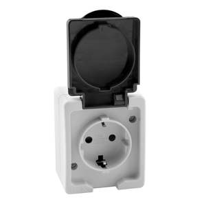 Conector IP54, protección contra polvo y agua, ideal para uso en exteriores y ambientes húmedos. - Product Image 2