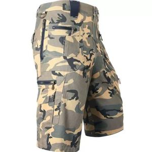 Shorts <span class=keywords><strong>cargo</strong></span> en coton pour hommes, coupe ample et droite, taille grande, tendance, décontracté, mi-long, multi-poches, avec cordon de serrage - Product Image 6