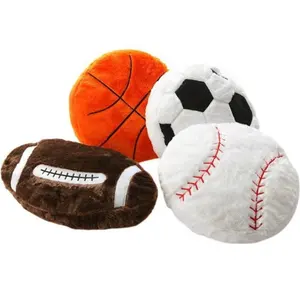 Plushies Ball Soft Toys Stuffed Rugby Baseball Football Basketball Shaped Plush Cushion Pillow