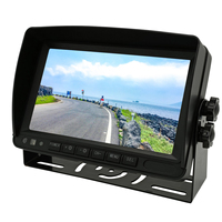 Moniteur de voiture haute définition 7 pouces avec écran LCD et système de caméra pour appuie-tête de bus et de camion