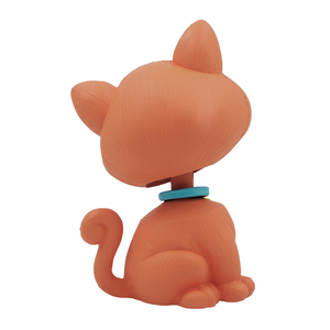Orange Cat Bobblehead Dashboard Figurine Cute Animal Car Dashboard Decoration Resin <b>Toy</b> for Office <b>Desk</b> Home Decor Gift - Product Image 3